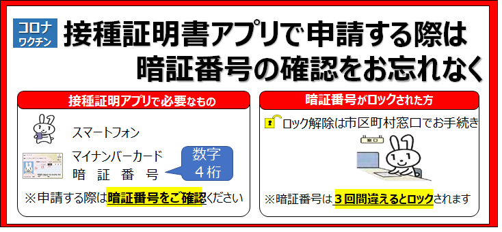 新型コロナワクチン接種証明書（アプリ）について